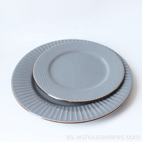 Stoneware de lujo 16pcs dinneset al por mayor